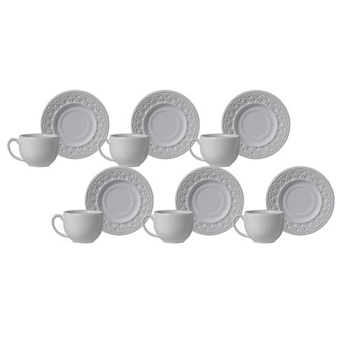 Conjunto de Xícaras para Chá Porto Brasil Cestino em Faiança Feldspática 161ml - 6 Peças é boa?