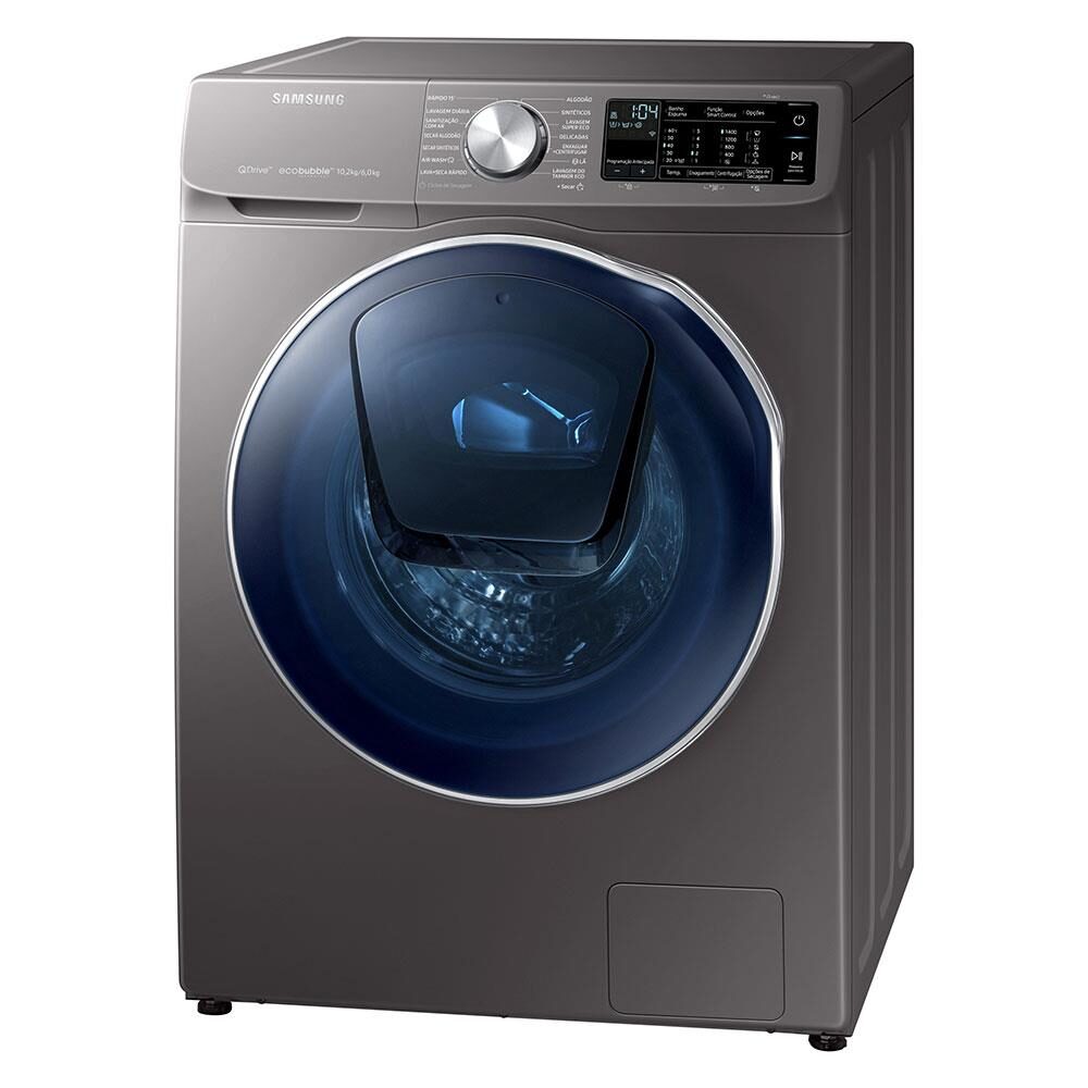 Lava e Seca Samsung QDrive WD10N64FOOX com Conectividade IOT Inox – 10,2Kg