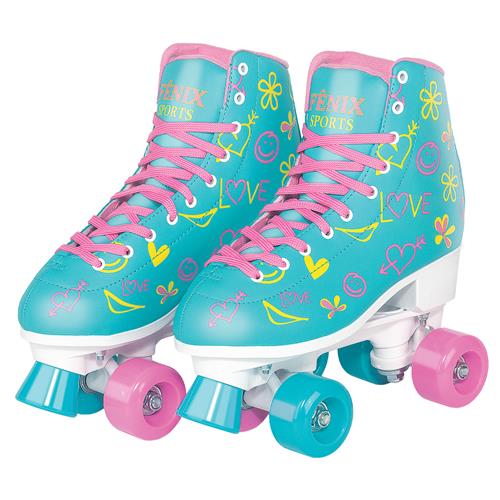 Menor preço em Patins Fênix Brinquedos Roller Skate RL-07 - Azul