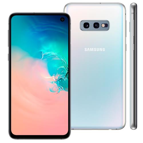 Menor preço em Smartphone Samsung Galaxy S10e Branco 128GB, 6GB RAM, Tela Infinita 5.8", Câmera Traseira Dupla, Dual Chip, PowerShare, Leitor Digital, Android 9.0