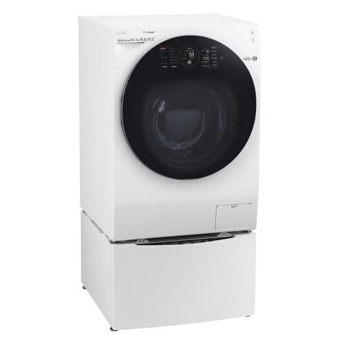 Menor preço em Lava e Seca LG G Good WD11WCS6A 11kg + Lavadora LG Mini Lunar WD2100CW 2kg - Branca