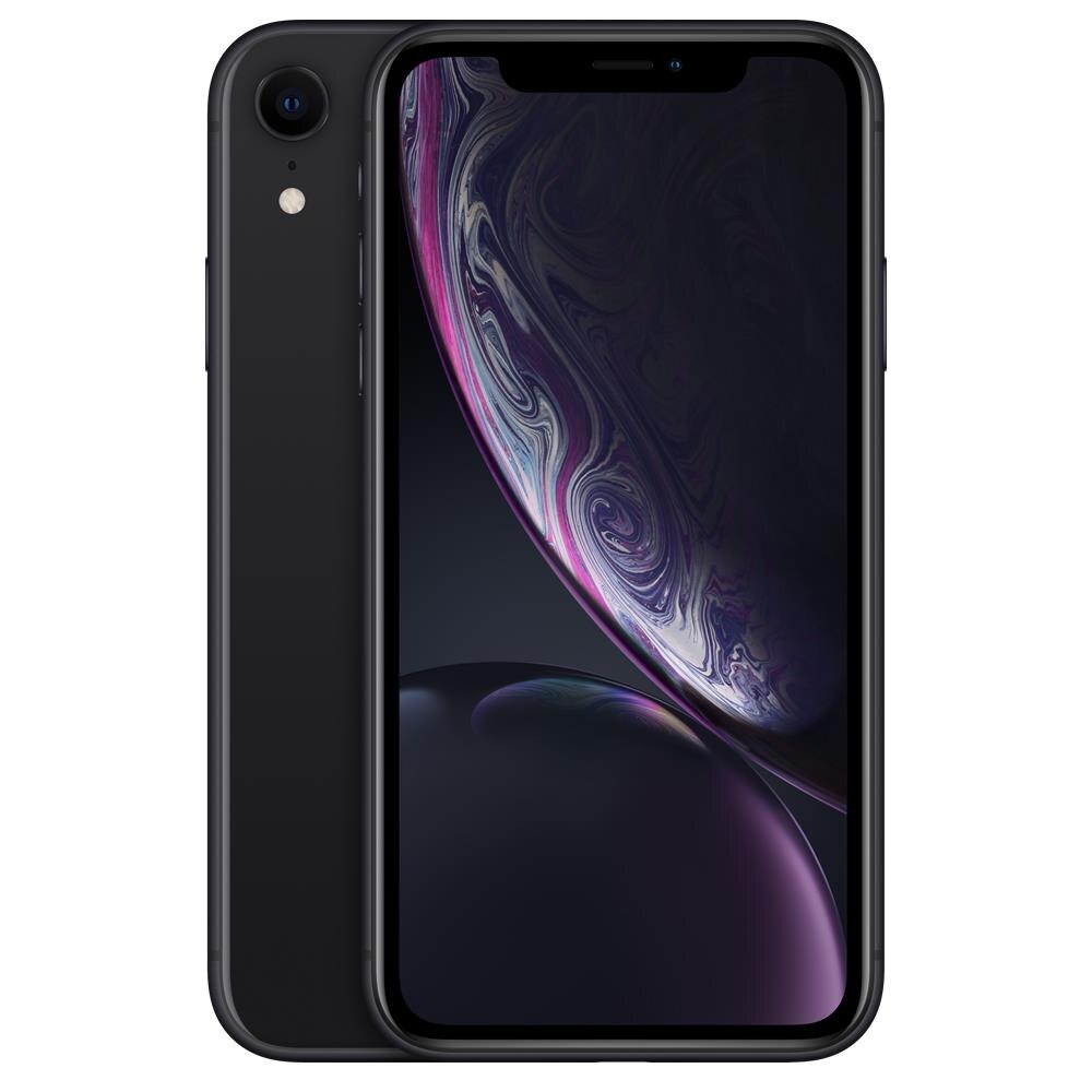 iPhone XR Apple Preto 64GB, Tela Retina LCD de 6,1”, iOS 12, Câmera Traseira 12MP, Resistente à Água e Reconhecimento Facial