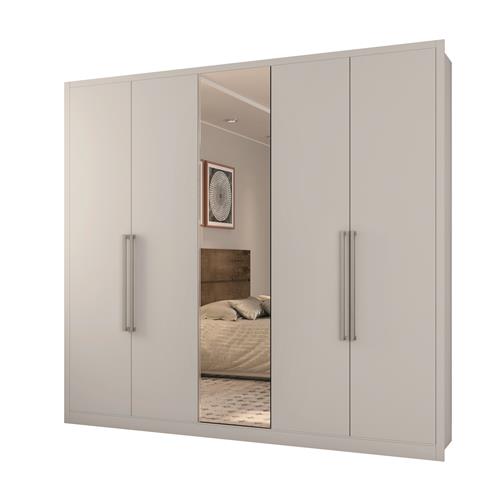 Guarda-Roupa Fama Móveis Imperial com 5 Portas, 4 Gavetas e Espelho é boa?