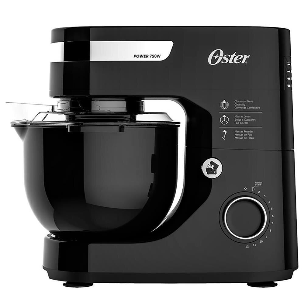 Batedeira Planetária Oster Orbital OBAT610 com 12 Velocidades – Preto  - 220V