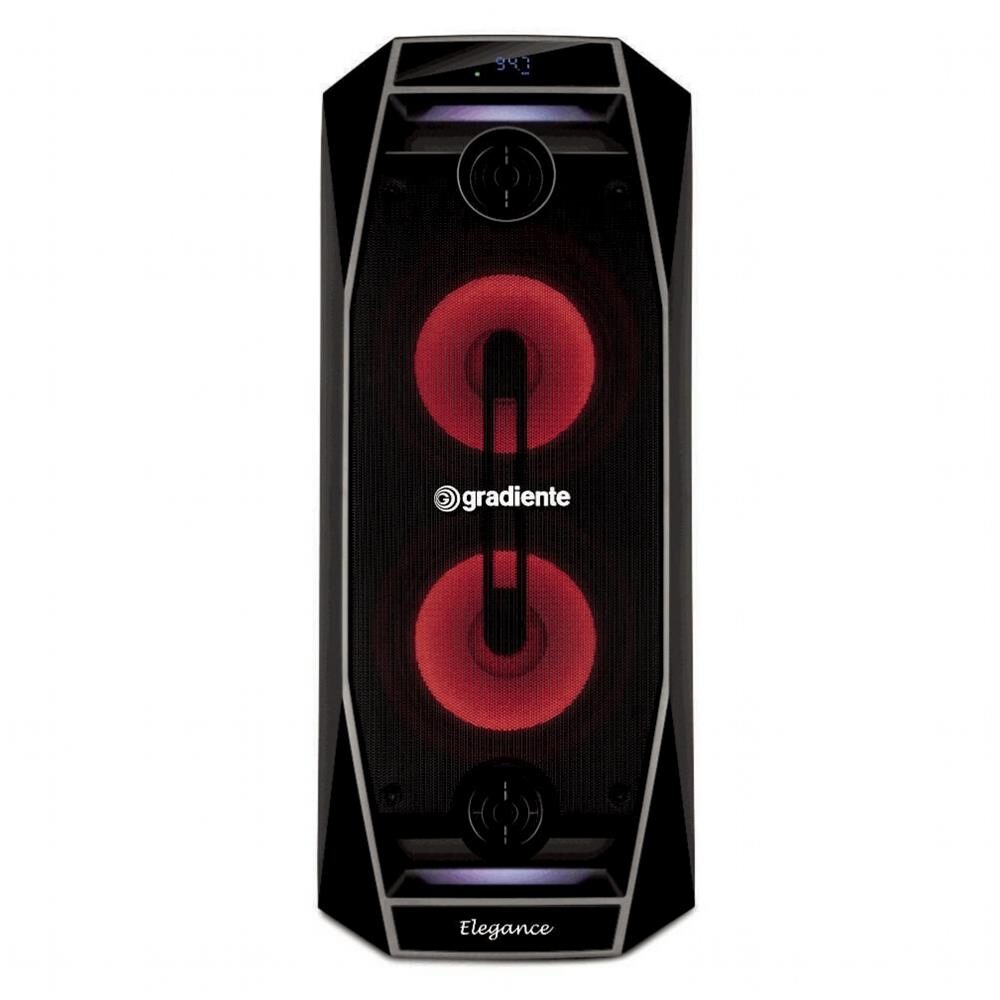 Caixa Amplificada Gradiente Elegance GCA102 com Bluetooth, Rádio FM, Entrada Microfone e USB - 500W