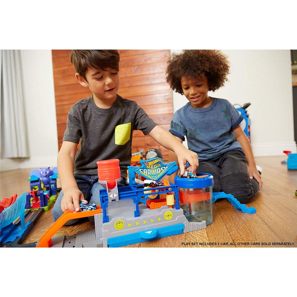 Conjunto Hot Wheels Mattel Mega Lava-Rápido 