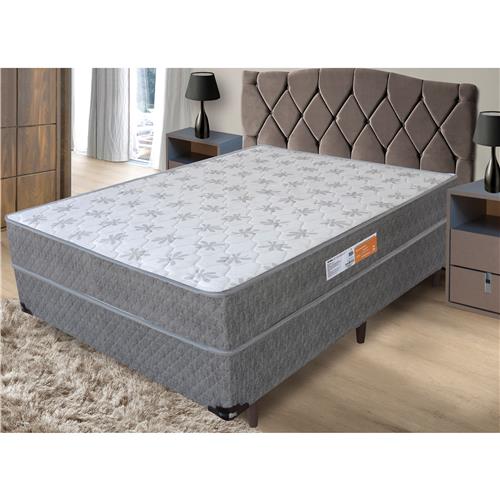 Cama Box Conjugada Casal Umaflex Florença com Molas Ensacadas 60x138x188 cm - Cinza é boa?
