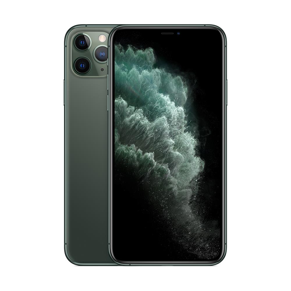 iPhone 11 Pro Max Apple com 64GB, Tela Retina HD 6,5”, iOS 13, Tripla Câmera Traseira, Resistente à Água e Bateria de Longa Duração - Verde Meia-Noite