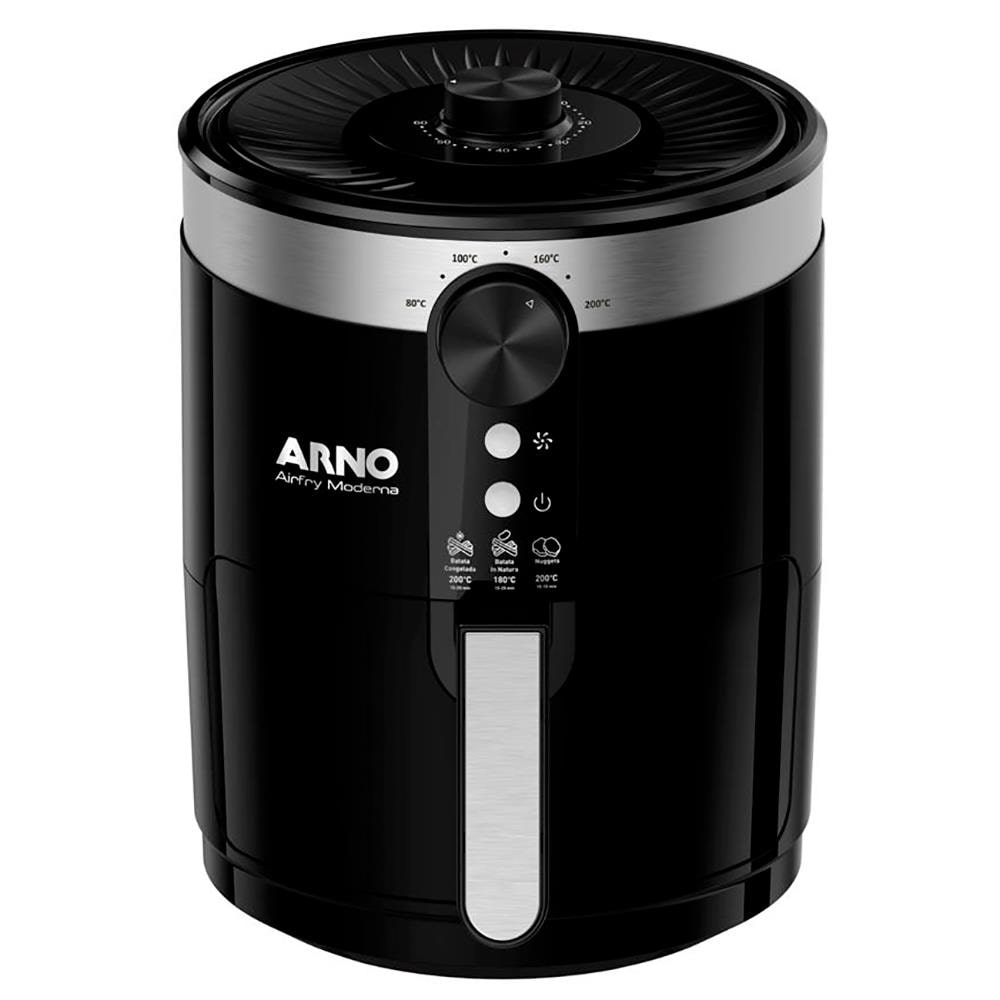 Fritadeira sem Óleo Arno Air Fryer Moderna PFRY 3,5L – Preta