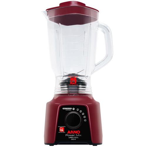 Menor preço em Liquidificador Arno Power Mix Limpa Fácil LQ32 Vinho 550W com 5 Velocidades
