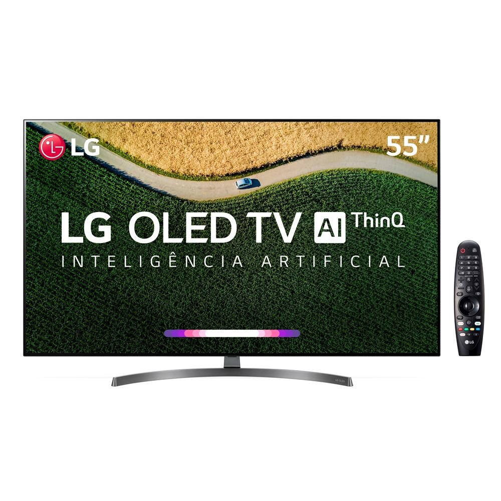 Smart TV OLED 55" UHD 4K LG OLED55B9PSB com ThinQ AI Inteligência Artificial IoT, HDR, Dolby Vision, Dolby Atmos, WebOS 4.5 e Controle Smart Magic