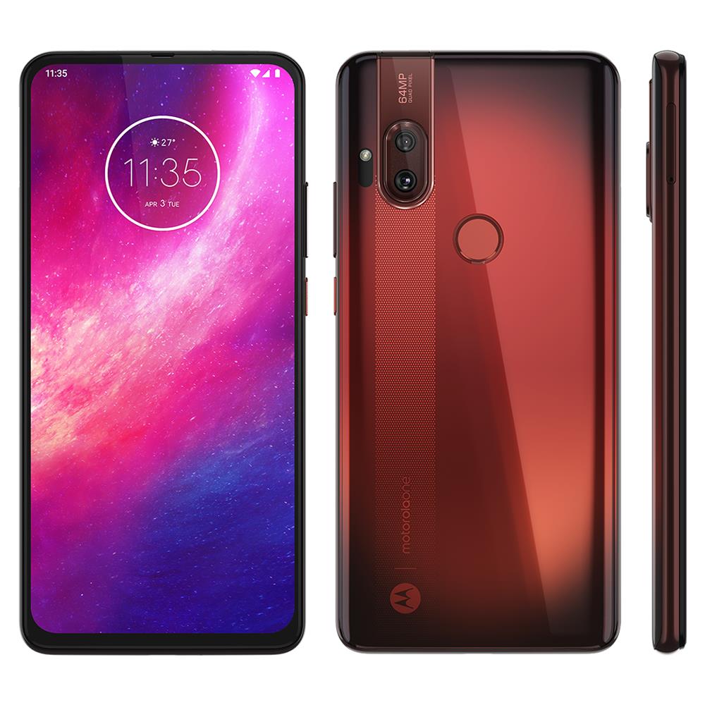 Smartphone Motorola One Hyper Vermelho Âmbar 128GB, Tela Total Vision 6.5”, Câmera Traseira Dupla, Câmera Selfie Pop-Up de 32MP, Processador Qualcomm