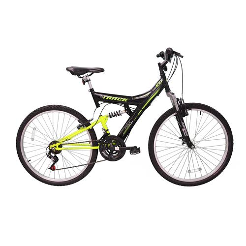 Bicicleta Aro 26 Track & Bikes TB 100 Mountain Bike com 18 Marchas e Full Suspension – Preta/Verde é boa?