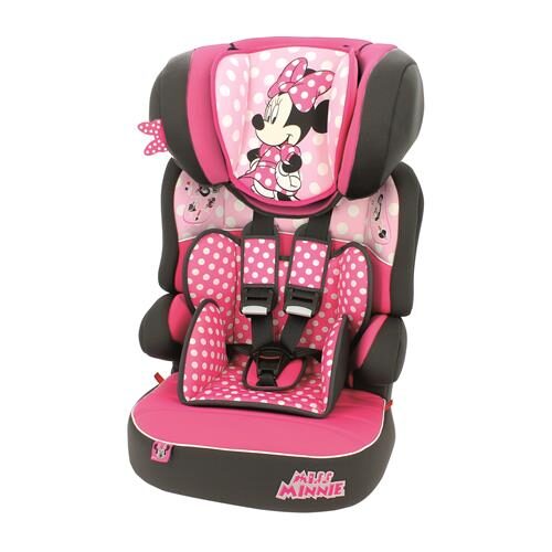 Menor preço em Cadeira para Automóvel Beline Minnie Mouse Dots - 9 a 36kg - Rosa