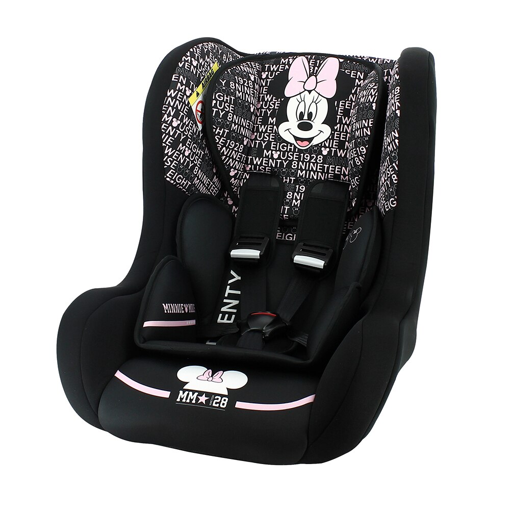 Cadeira para Automóvel Trio Luxe Minnie Mouse Typo - 0 a 25kg - Preta