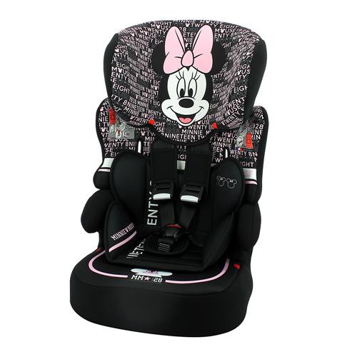 Menor preço em Cadeira para Automóvel Kalle Minnie Mouse Typo - 9 a 36kg - Preta