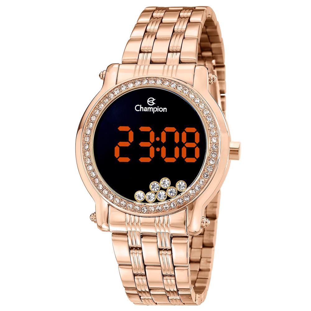Relógio Feminino Digital Champion CH48055Z - Rosê