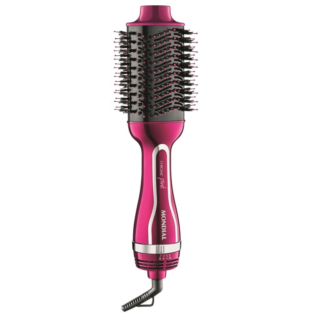 Escova Secadora Mondial Chrome Pink Line ES-04 – Pink