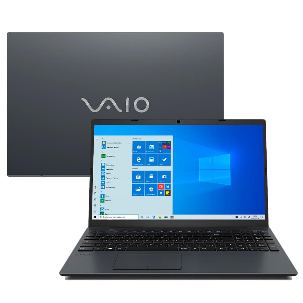 Notebook VAIO Core i3-8130U 4GB 1TB Tela 15.6” Windows 10 FE15 VJFE51F11X-B0111H