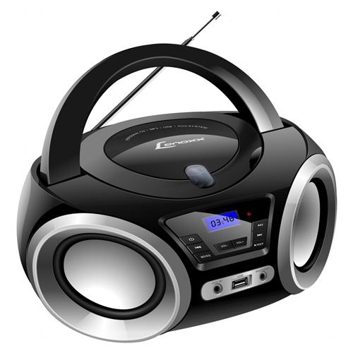Rádio Portátil Lenoxx Boombox Bluetooth, Rádio FM e CD Player - 5W é boa?