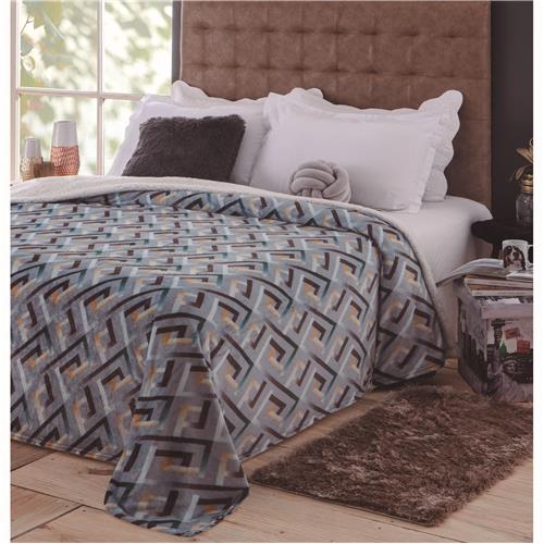 Cobertor Sherpa Casal Jolitex Ternille Viseu em 100% Poliéster – Estampado é boa?