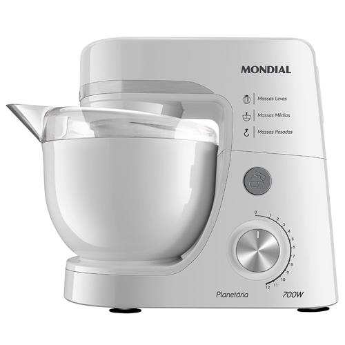 Batedeira Planetária Mondial BP-03 com 12 Velocidades e 700W – Branco é boa?