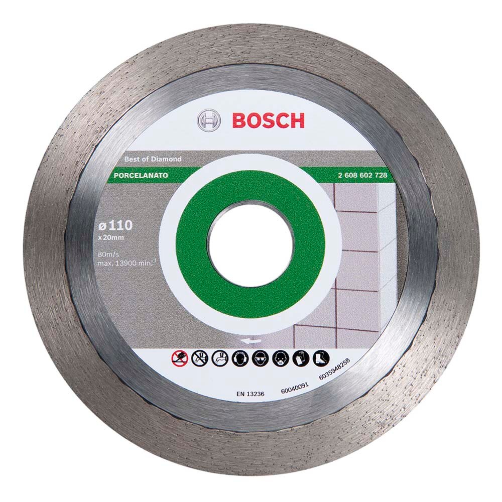 Disco Bosch Diamantado para Porcelanato Universal 2608602728 - Prata