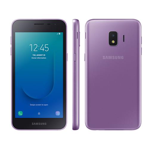 Menor preço em Smartphone Samsung Galaxy J2 Core Violeta 16GB, Tela 5", Câmera Traseira 8MP com Flash LED, Android Go 8.1, Dual Chip, 4G, e Processador Quad Core