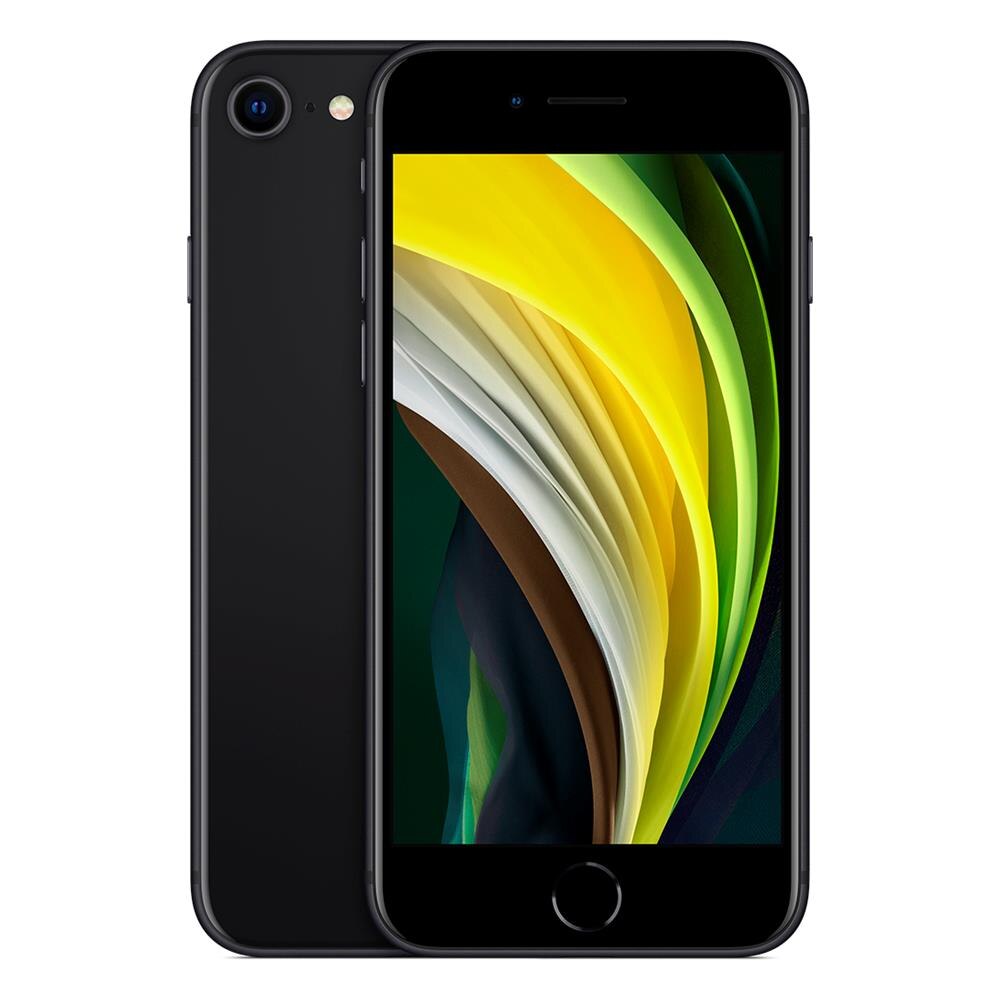 iPhone SE Apple 128GB, Tela 4,7”, iOS 13, Sensor de Impressão Digital, Câmera iSight 12MP, Wi-Fi, 4G, GPS, Bluetooth e NFC – Preto
