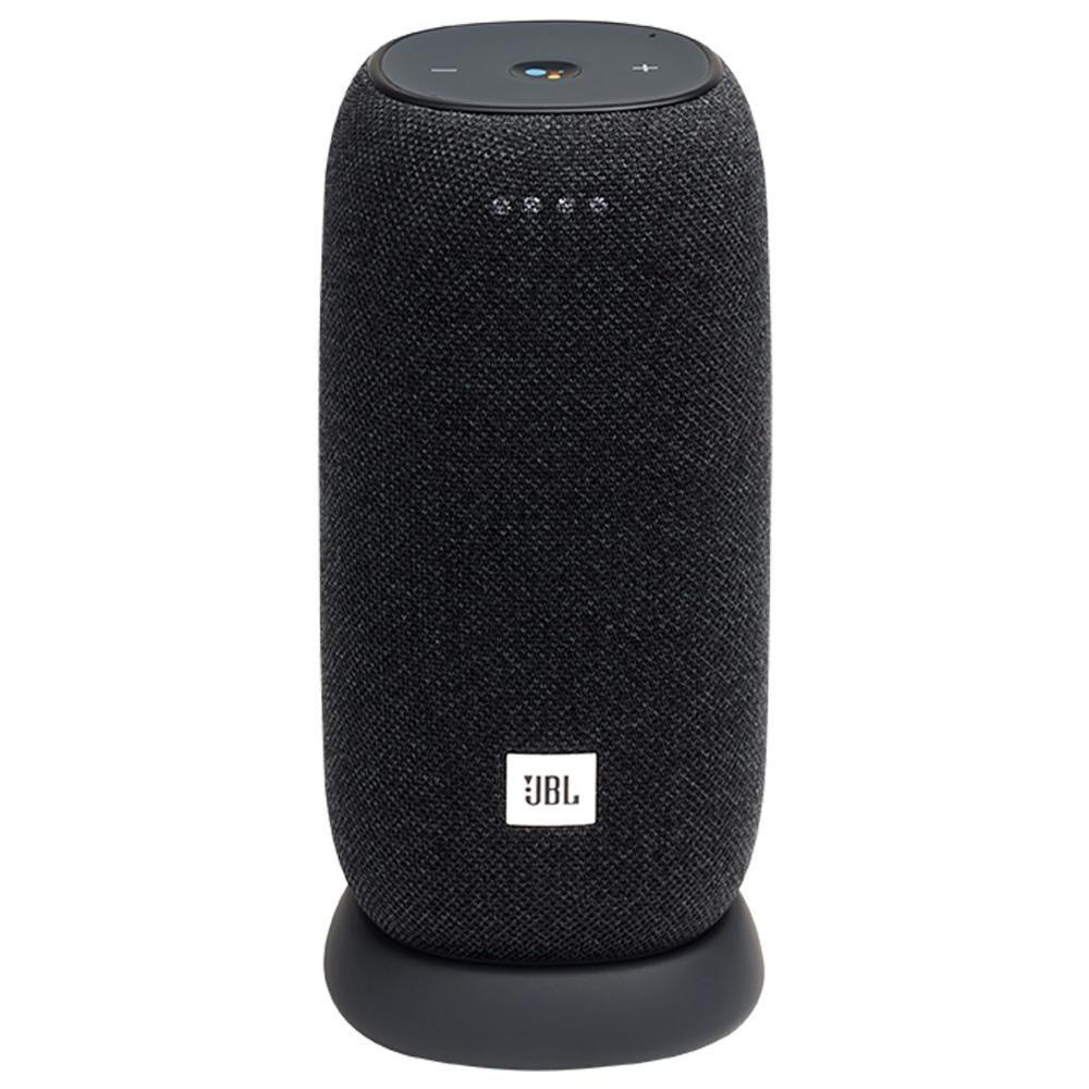 Caixa de Som Portátil JBL Link Portable Wi-Fi, Bluetooth e Google Assistente – Preto