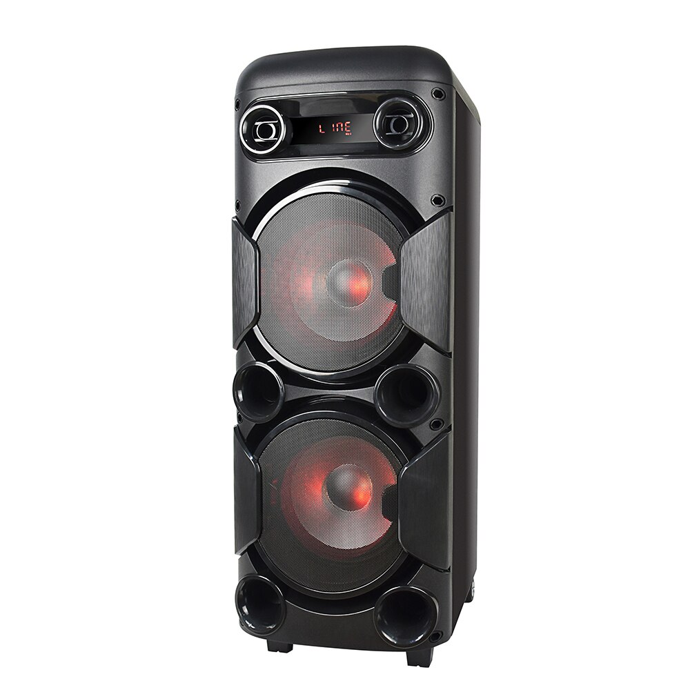 Caixa de Som Multilaser Mini Torre SP380 com Bluetooth, Rádio Fm, Entradas Usb e Cartão de Memória – 900W