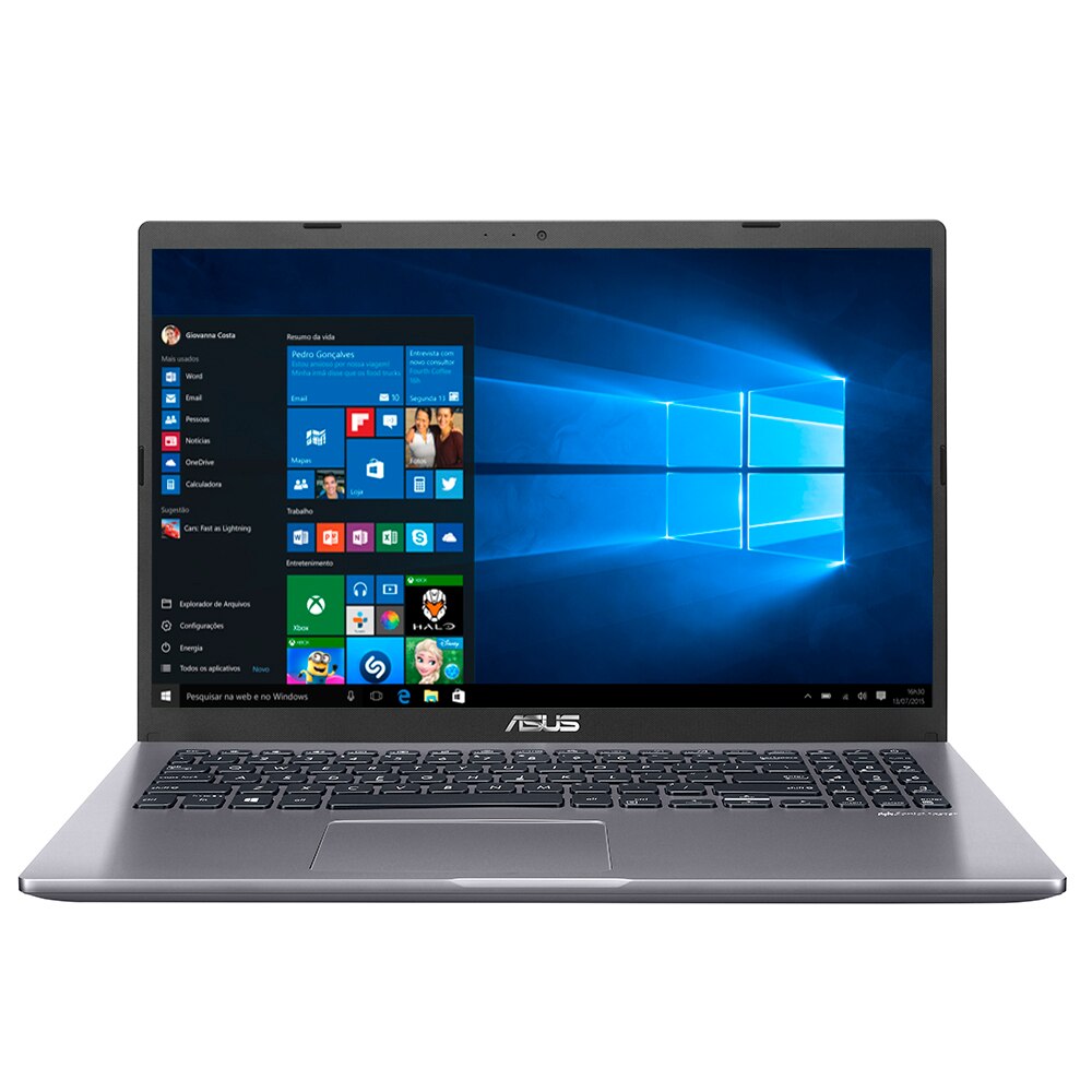 Notebook Asus RYZEN 5 3500U 8GB 1TB Tela 15,6" Windows 10 Home M509DA