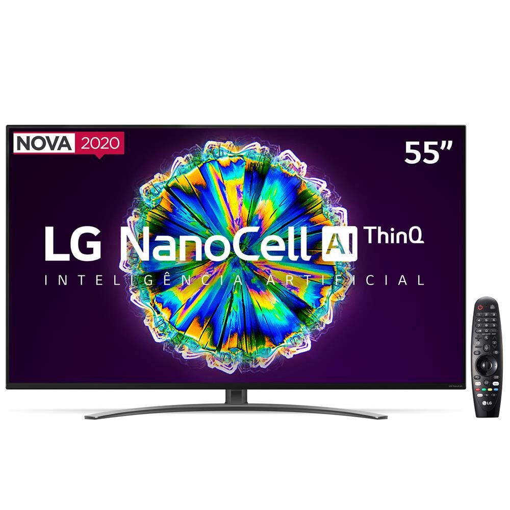 [APP] Smart TV LED 55" UHD 4K LG 55NANO86 NanoCell, IPS, Bluetooth, HDR, Inteligência Artificial ThinQ AI, Google Assistente, Alexa IOT, Smart Magic