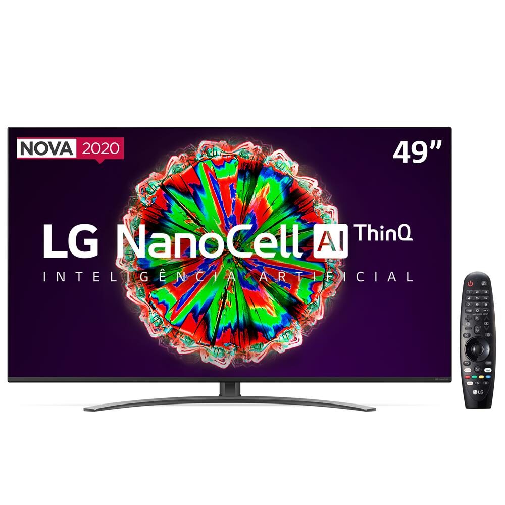 Smart TV LED 49" UHD 4K LG 49NANO81 NanoCell, IPS, Bluetooth, HDR, Inteligência Artificial ThinQ AI, Google Assistente, Alexa IOT, Smart Magic - 2020