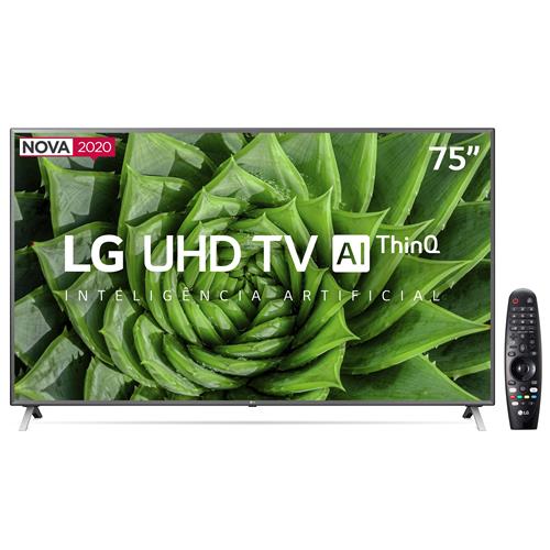 Smart TV LED 75" UHD 4K LG 75UN8000PSB Wi-Fi, Bluetooth, HDR, Inteligência Artificial ThinQ AI, Google Assistente, Alexa, Controle Smart Magic - 2020 é boa?