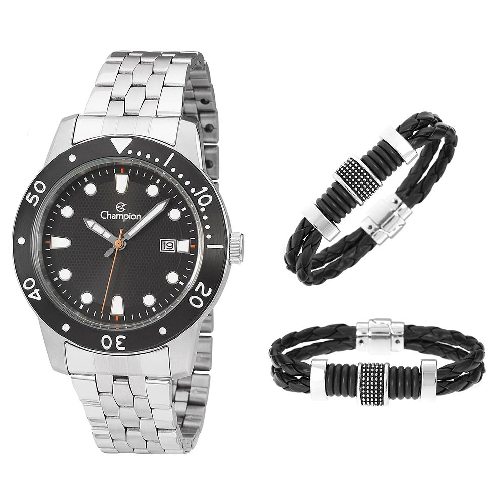 Relógio Masculino Analógico Champion CA31444C com Pulseira - Prata