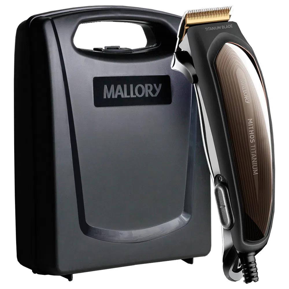 Máquina de Cortar Cabelo Mallory Mithos Titanium