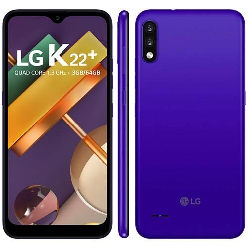 Smartphone LG K22+ Azul 64GB, Tela de 6.2”, Câmera Traseira Dupla, Android 10, Inteligência Artificial e Processador Quad-Core é boa?