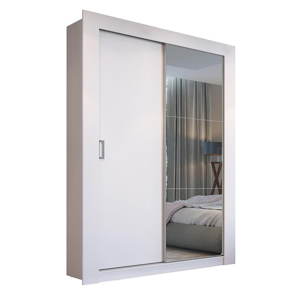 Guarda-Roupa Herval Baden com 2 Portas 2 Prateleiras e Espelho