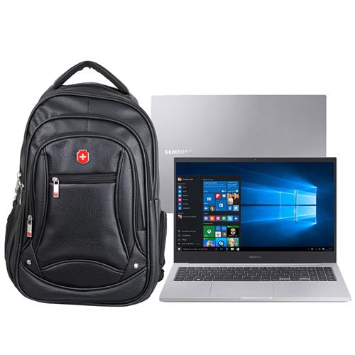 Menor preço em Notebook Samsung Book E30 Core i3-10110U 4GB 1TB 15.6'' Windows 10 NP550XCJ-KT1BR + Mochila Executiva Yins para Notebook 18”