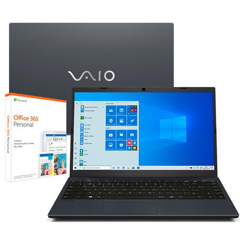 Menor preço em Notebook VAIO Core i5-10210U 8GB 256GB SSD Tela Full HD 14" Windows 10 FE14 VJFE42F11X-B0321H + Microsoft 365 Personal