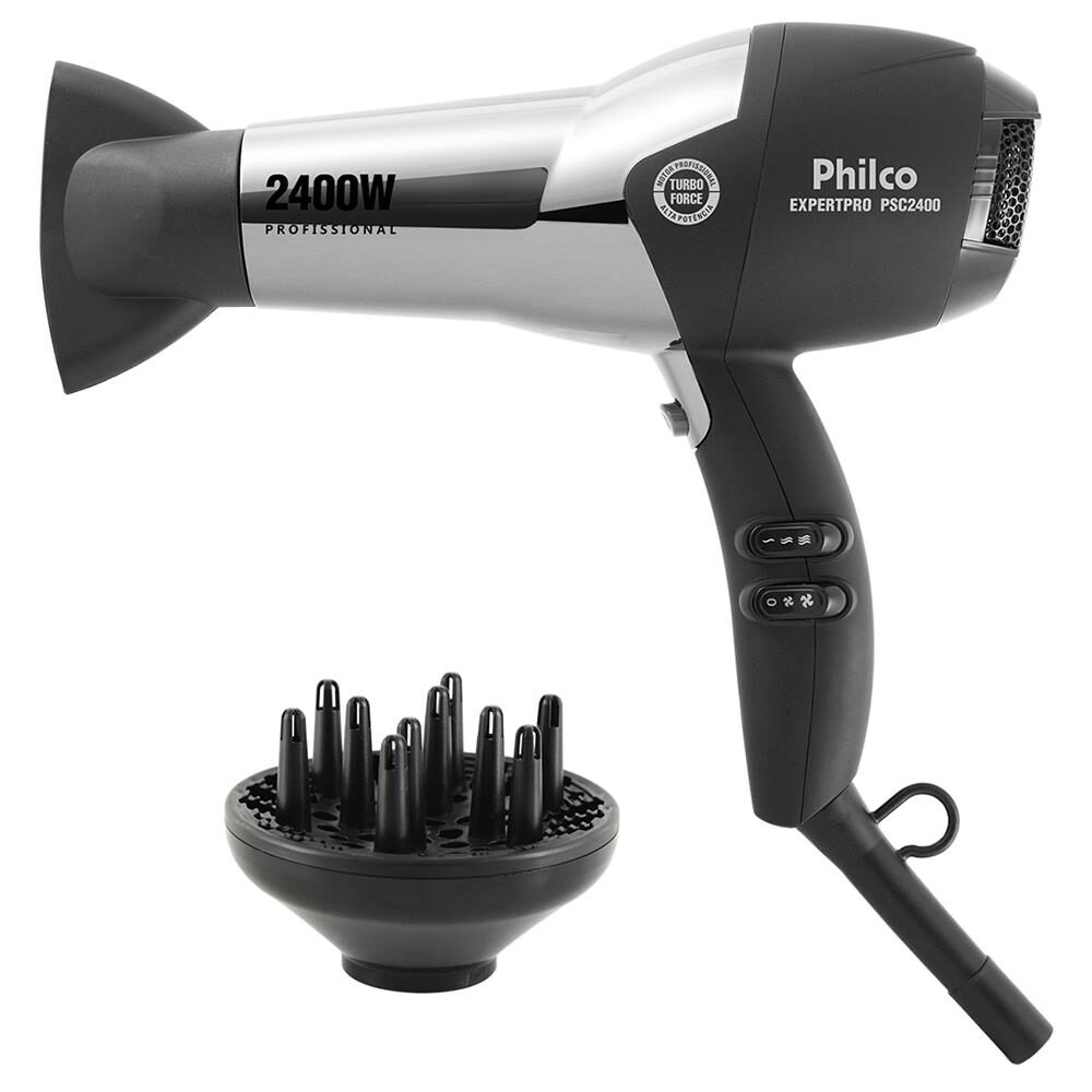 Secador de Cabelos Philco Expert Pro PSC2400 2400W - Preto