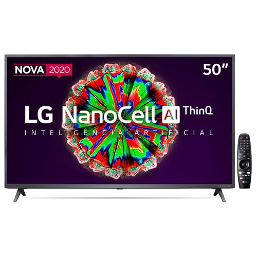 Smart TV LED 50" UHD 4K LG 50NANO79 NanoCell, Bluetooth, HDR, Inteligência Artificial ThinQ AI, Google Assistente, Alexa IOT, Smart Magic - 2020 é boa?