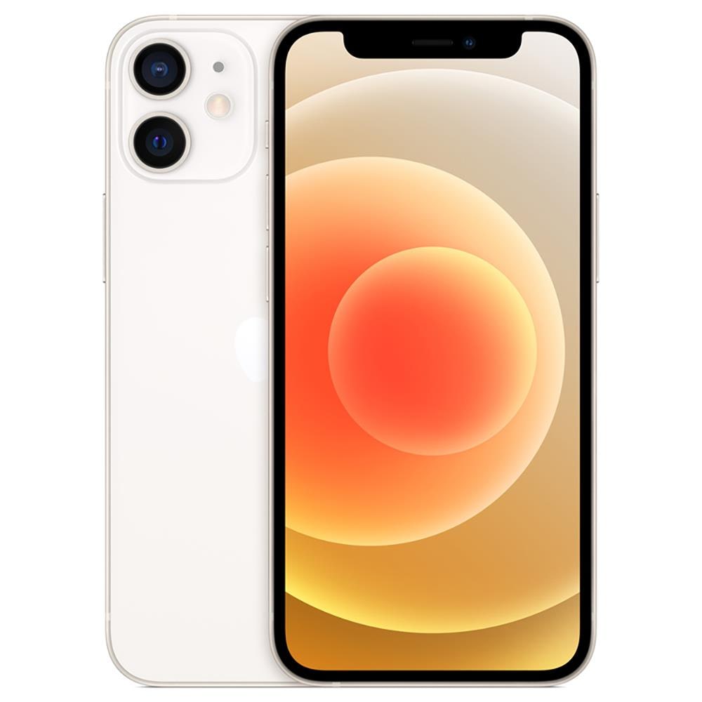iPhone 12 mini Apple 64GB Branco Tela de 5,4”, Câmera Dupla de 12MP, iOS