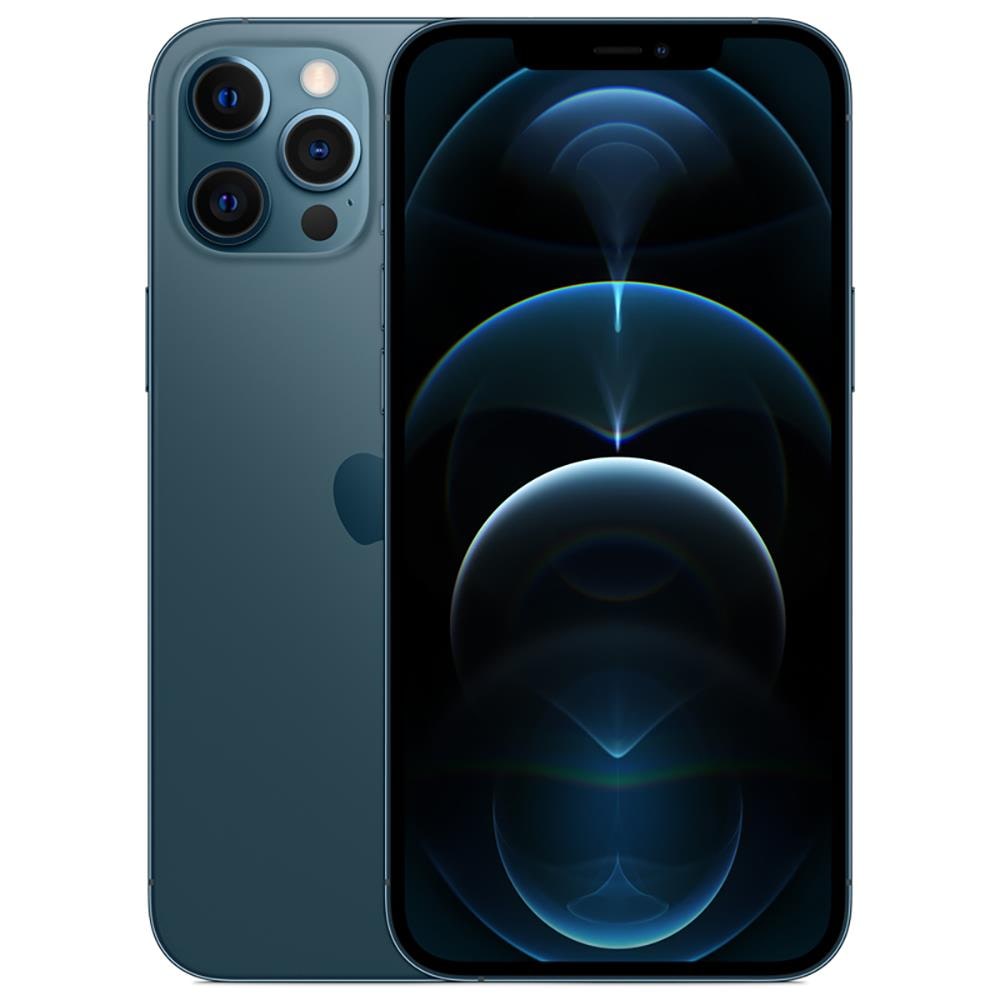 iPhone 12 Pro Max Apple 128GB Azul-Pacífico Tela de 6,7”, Câmera Tripla de 12MP, iOS