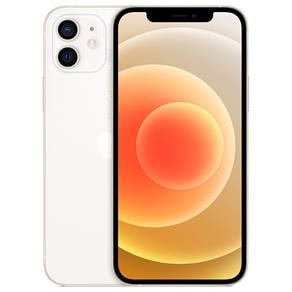 iPhone 12 Apple 64GB Branco, Tela Super Retina XDR de 6.1”, iOS, Câmera Traseira Dupla 12MP MGJ63BZ/A