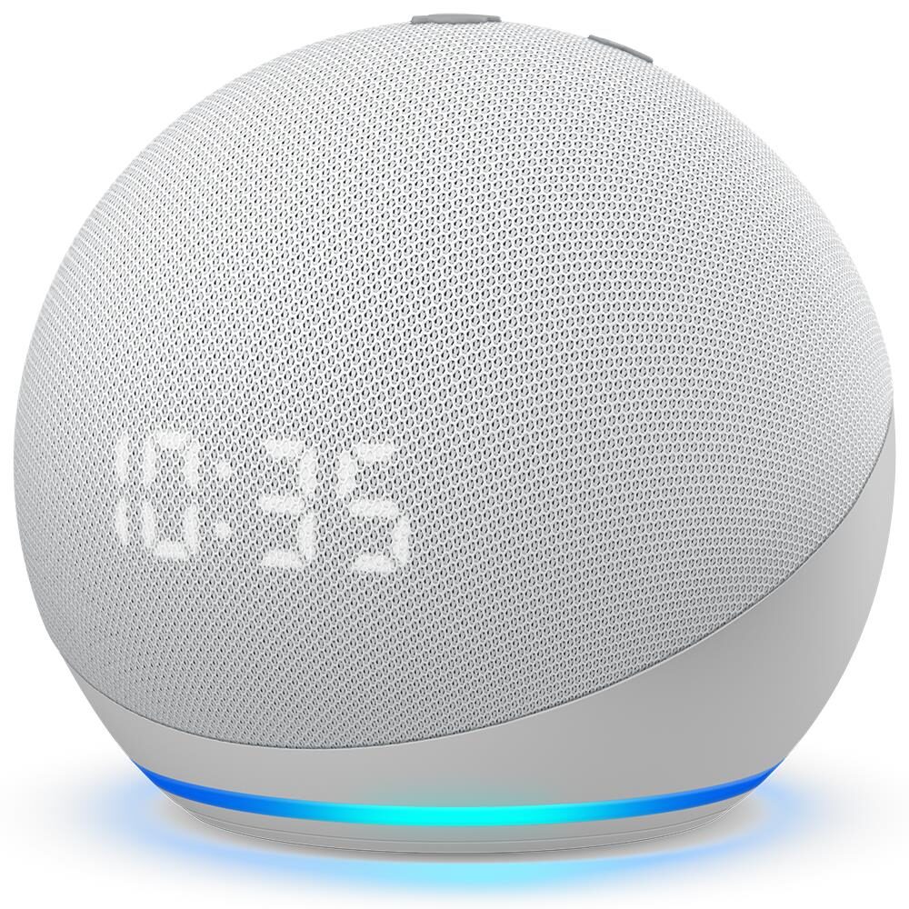 Smart Speaker Amazon Echo Dot 4ª Geração com Relógio e Alexa – Azul