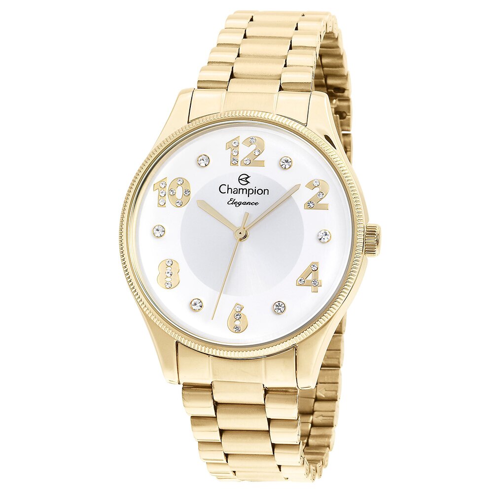 Relógio Feminino Analógico Champion CN24404P Elegance - Dourado