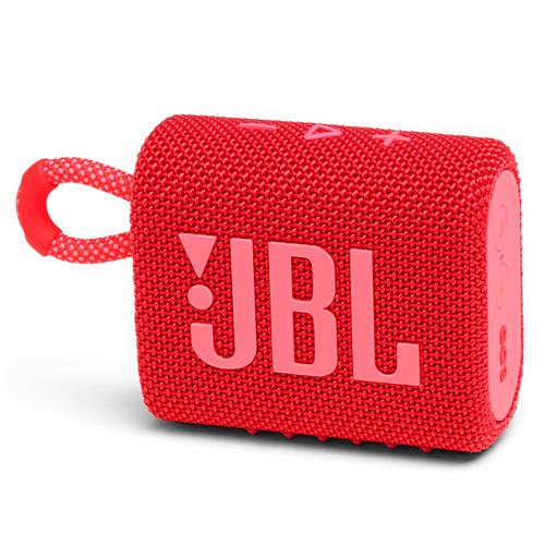 Caixa de Som Portátil JBL Harman GO3 com Bluetooth 5.1, Entrada USB-C, À prova d’água - Vermelha é boa?