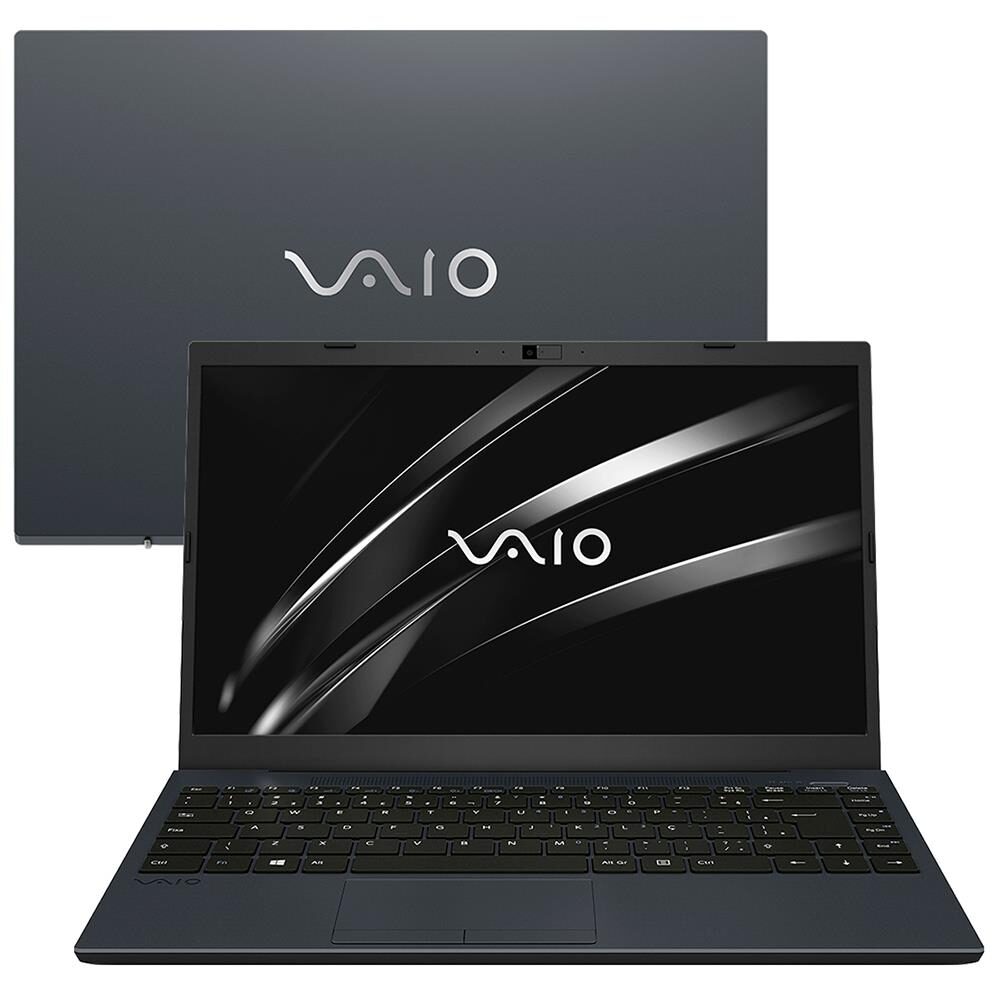 Notebook VAIO Core i7-1065G7 8GB 1TB Tela Full HD 14” Linux FE14 VJFE43F11X-B0611H